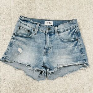 Pistola Distressed Jean Shorts